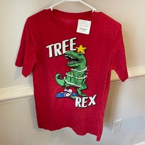 🌿3/$10 SALE T-Rex Christmas t-shirt